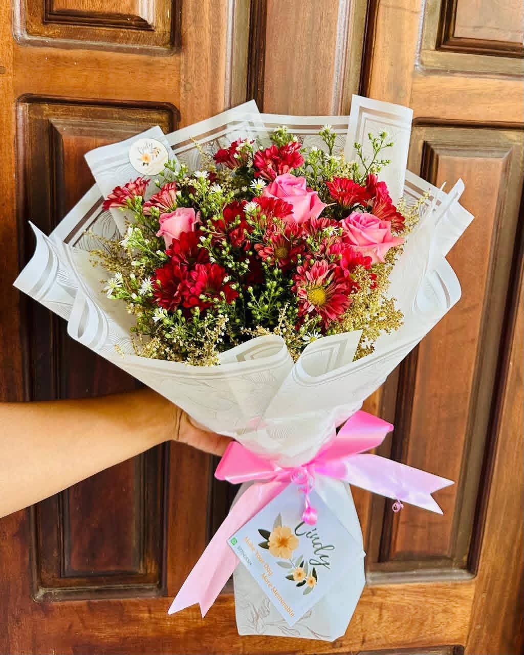 Pink Roses Bouquet